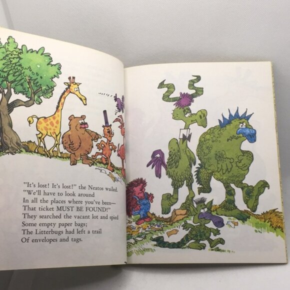 The Neatos and the Litterbugs in the Mystery Of The Missing Ticket Golden Book - Picture 9 of 12